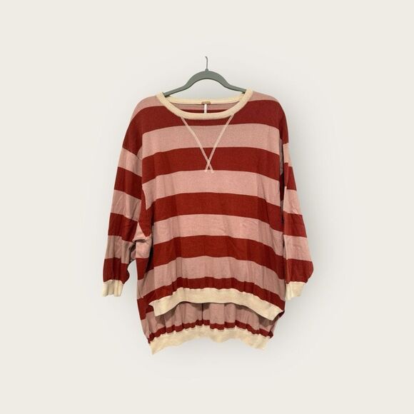 Free People Surfin on Your Stripes Sweater Size XS/S - Picture 2 of 6